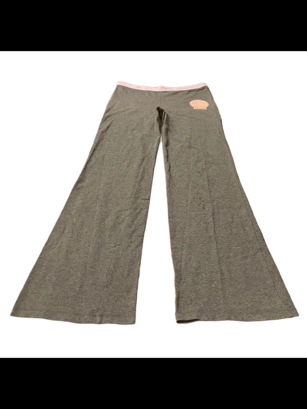Justice Girls Size 16 (28x32.5) Gray Pants Yoga Lounge Basketball Logo 9" Leg